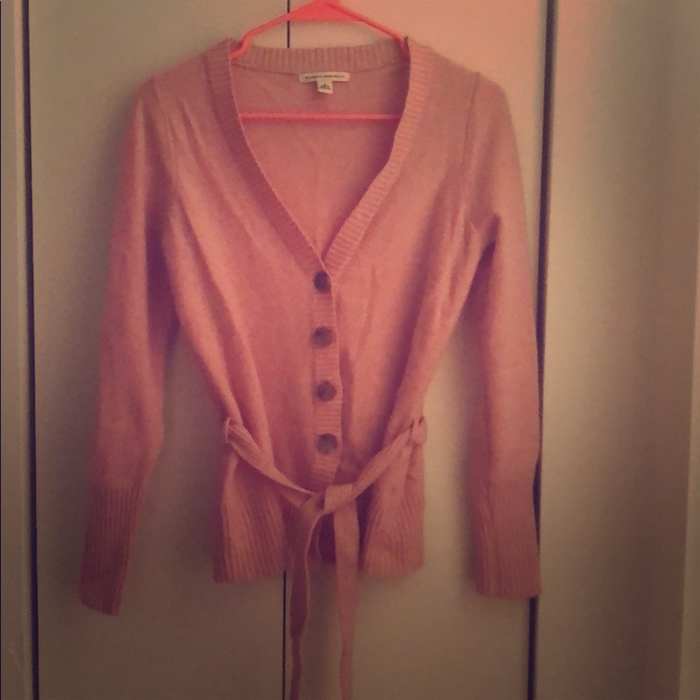 Pastel pink cardigan